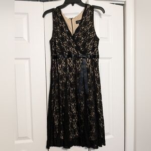 Black lace dress